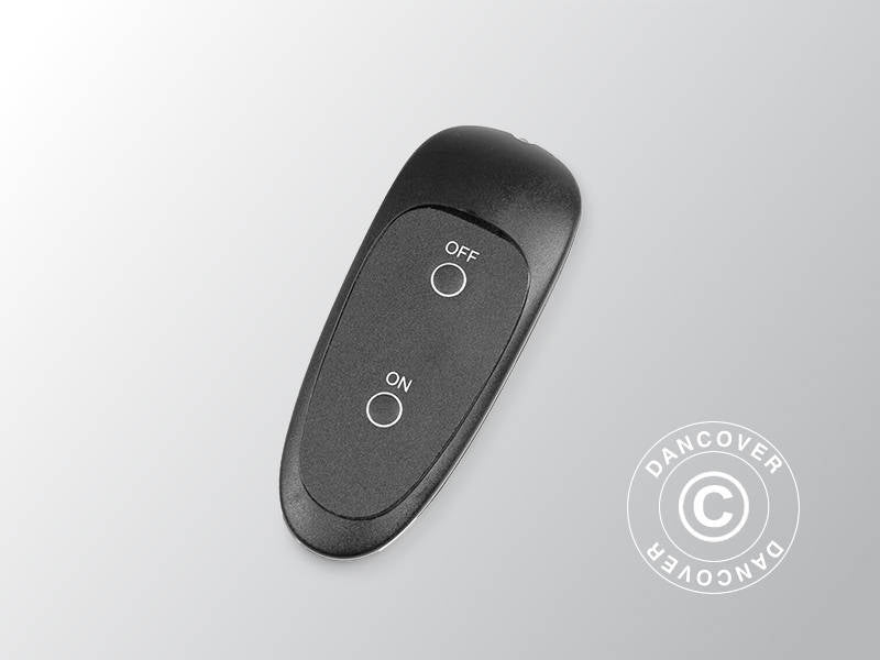 Terrassevarmer TH 1800S, fritstående m/fjernbetjening