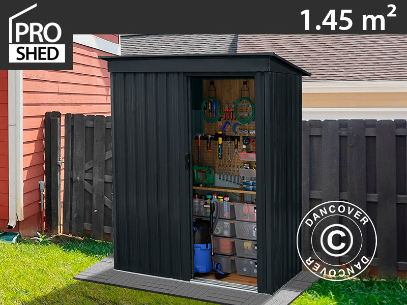 Redskabsskur, 1,63x0,89x1,82m ProShed®, 1,45m², Antrasit