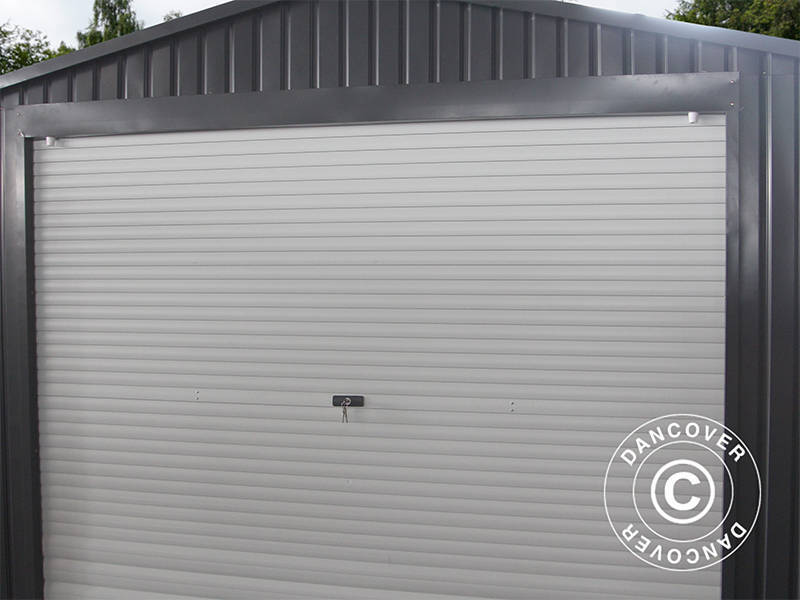 Metalgarage 3,38x5,76x2,43m, 19,47m², ProShed®, Antracit