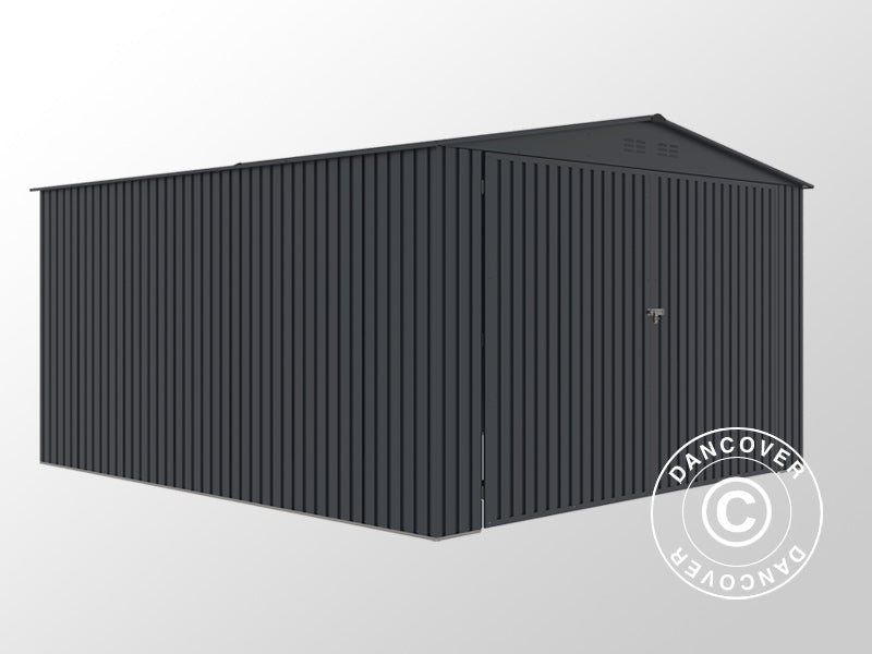 Metalgarage 3,8x4,8x2,32m, 18,24m², ProShed®, Antracit