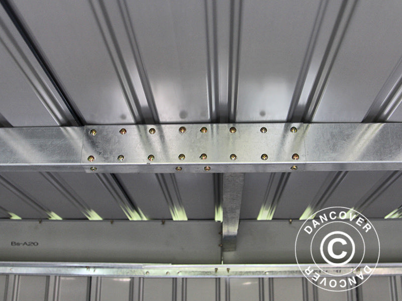 Redskabsskur m/udhæng, 2,57x2,69x1,87m, 6,91m², ProShed®, Antracit