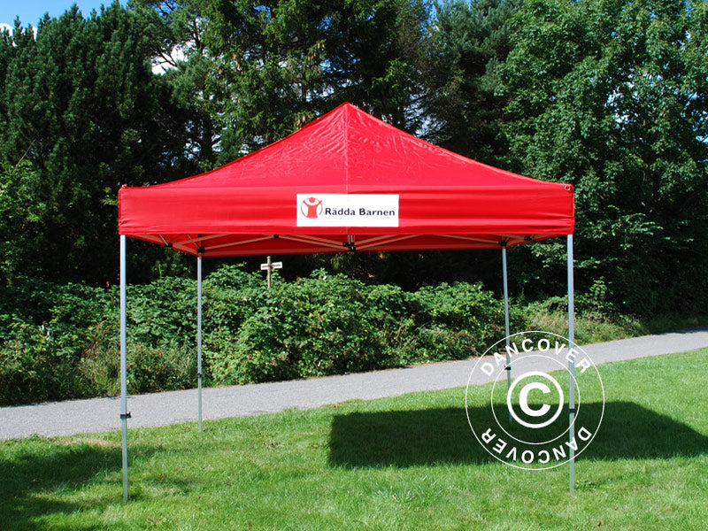 1 frisetryk 21x85cm til FleXtents, centreret