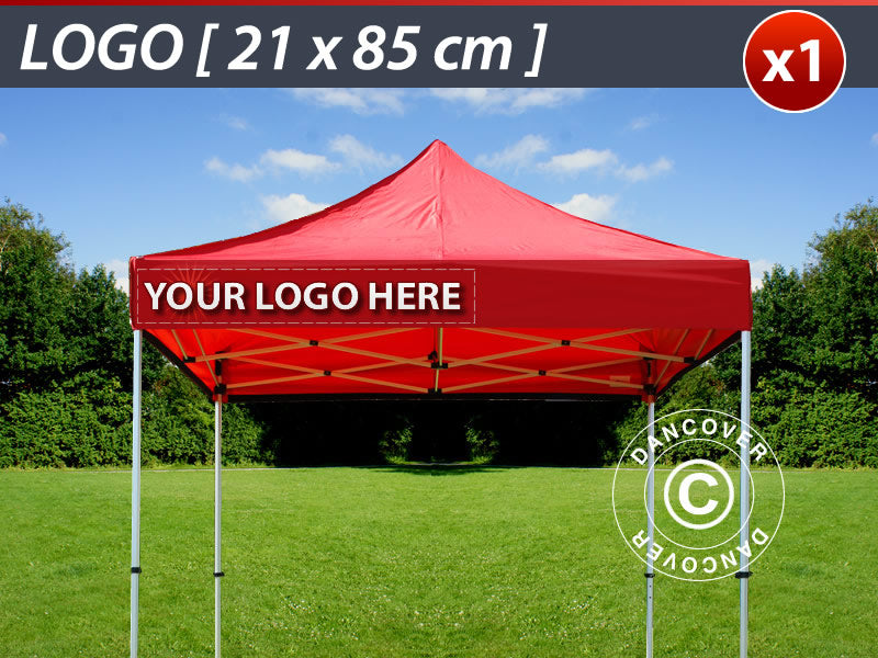 1 frisetryk 21x85cm til FleXtents, venstrestillet