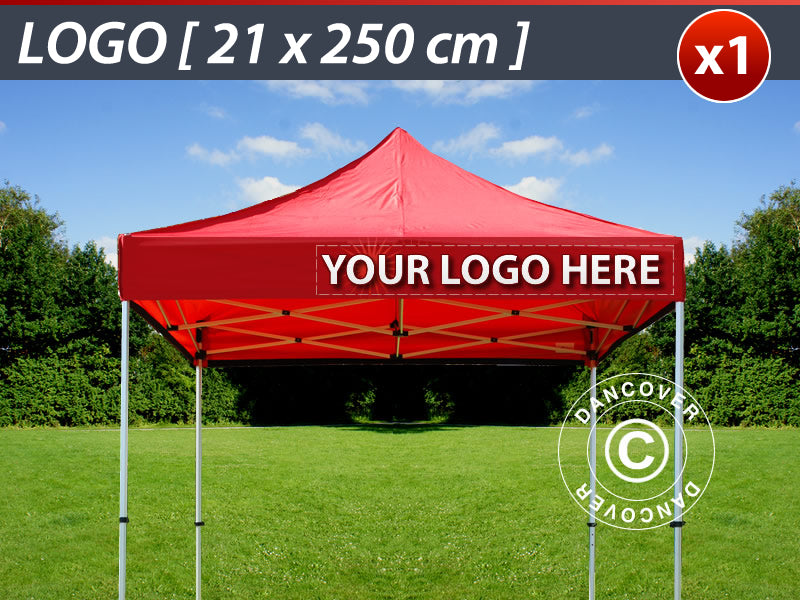 1 frisetryk 21x250cm til FleXtents, højrestillet