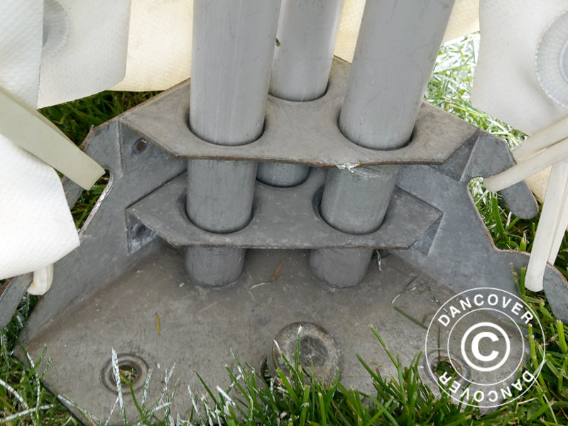 Partytelt Multipavillon 6x6m, Hvid