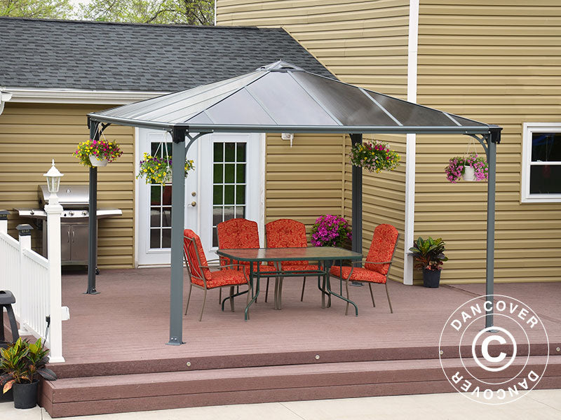 Pavillon Palermo, Palram/Canopia, 3,6x3,6m, Antracit