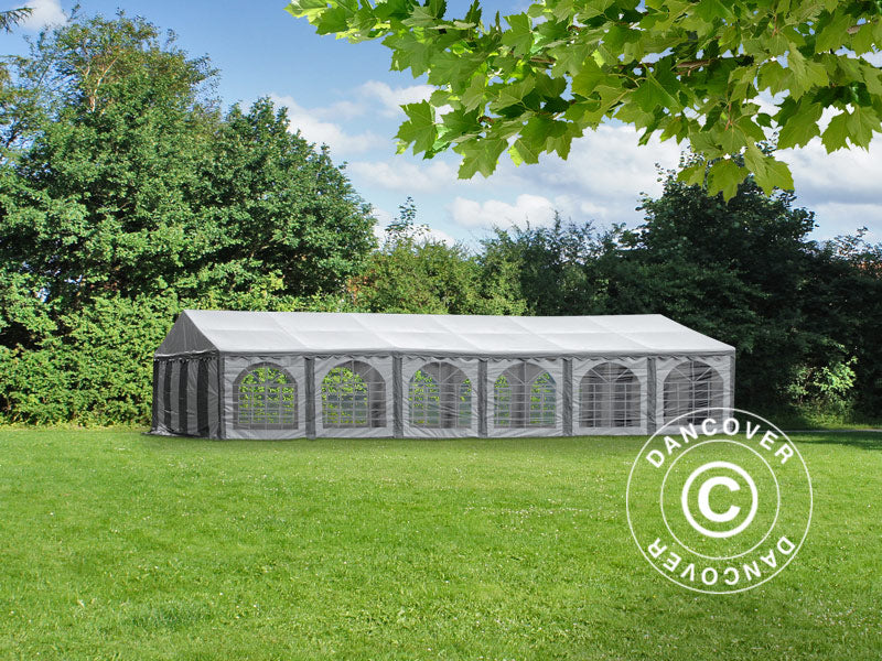 Partytelt, SEMI PRO Plus CombiTents® 900 6x12m, 4-i-1, Grå/Hvid