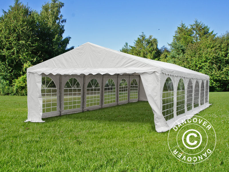 Partytelt Exclusive 5x12m PVC 900, Hvid