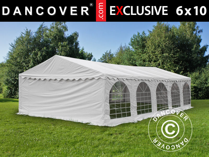 Partytelt Exclusive 6x10m PVC 900, Hvid