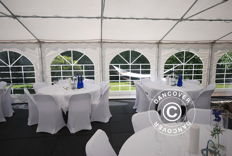 Partytelt Exclusive 6x12m PVC 900, Hvid