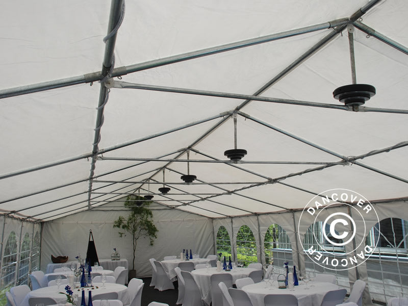 Partytelt Exclusive 6x12m PVC 900, Hvid