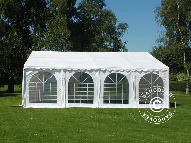 Partytelt SEMI PRO Plus 6x8m PVC 900, Hvid