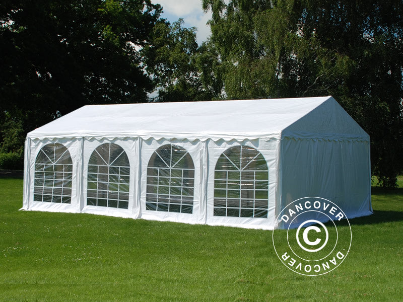 Partytelt SEMI PRO Plus 6x8m PVC 900, Hvid