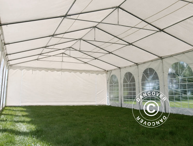Partytelt SEMI PRO Plus 6x8m PVC 900, Hvid
