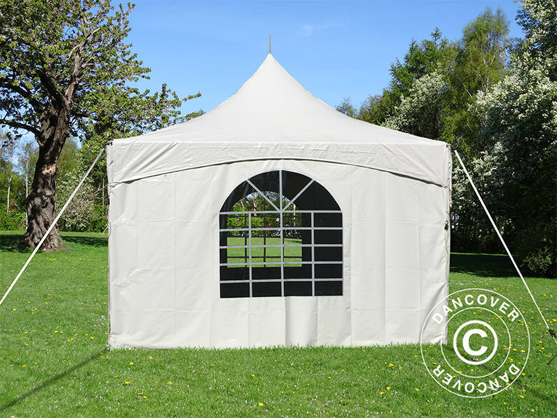 Pagodetelt PartyZone 3x3m, PVC, Hvid
