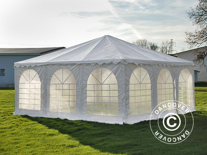 Pagodetelt Exclusive 6x6m PVC, Hvid