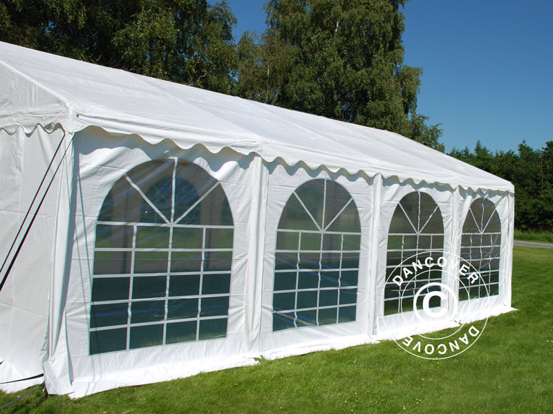 Partytelt SEMI PRO Plus 4x8m PVC 900, Hvid
