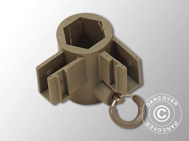 Beslag til hjørneben, Grå