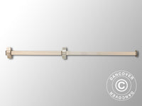 Komplet tagstang 1,55m, Gråt beslag