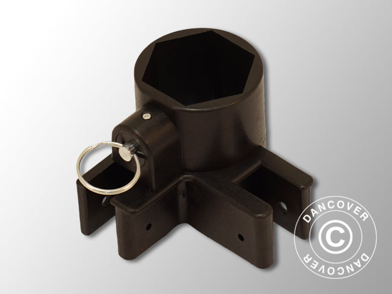 Beslag til hjørneben, Sort