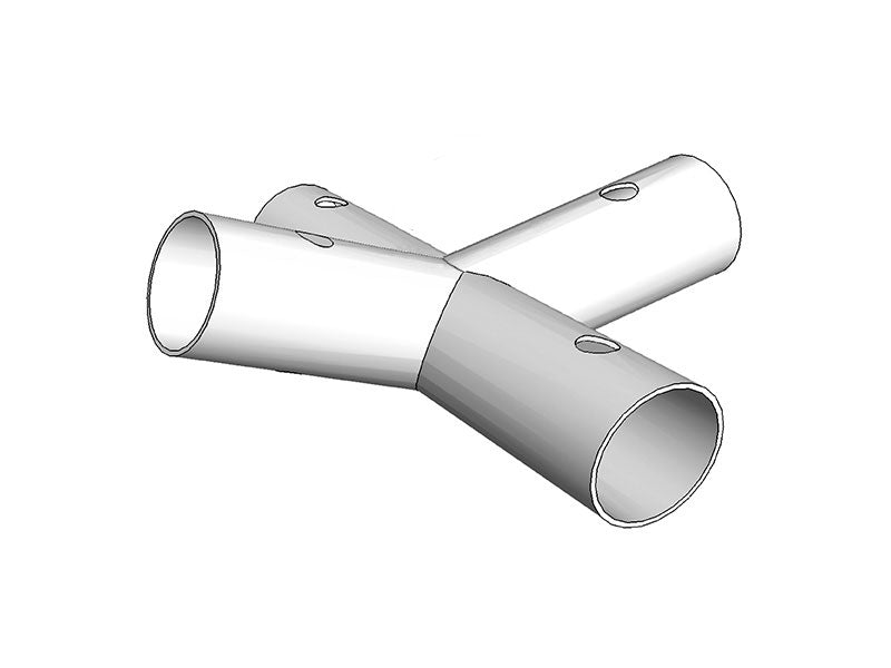 4-vejs samling, Ø42mm, 140°