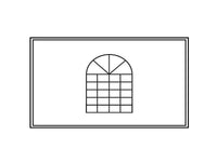 Sidedug m/vindue til PartyZone Pagoda, 4m, Hvid