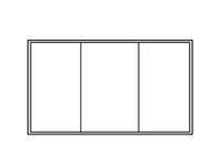 Sidedug m/dør til PartyZone Pagoda, 4m, Hvid