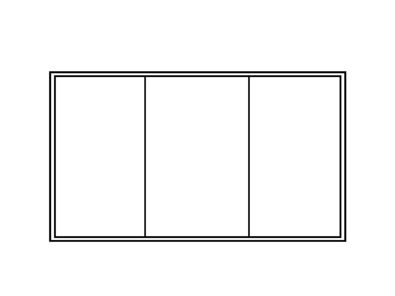 Sidedug m/dør til PartyZone Pagoda, 4m, Hvid