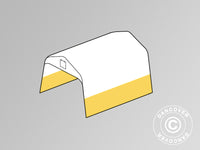 Tagdug til lagertelt/arbejdstelt PRO 3,6x4,8m, PVC, Hvid/Gul