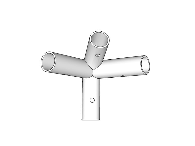 4-vejs samling, Ø42mm, 110°