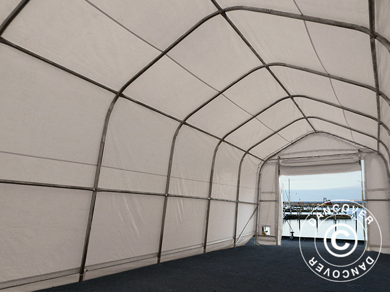 Telthal Oceancover 5,5x15x4,1x5,3m, PVC, Hvid