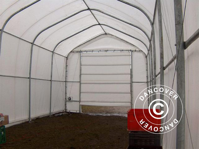 Telthal Oceancover 5,5x15x4,1x5,3m, PVC, Hvid