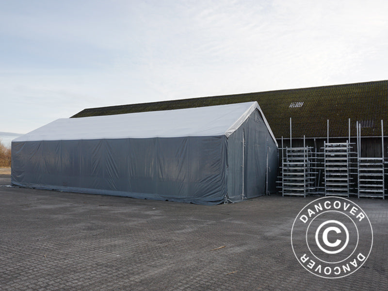 Telthal Titanium 7x14x2,5x4,2m, Hvid/Grå