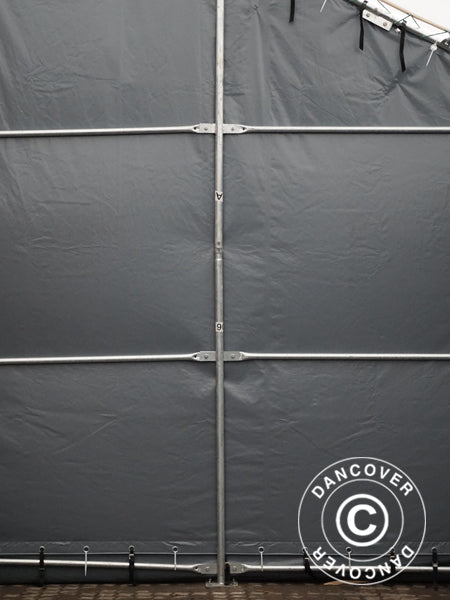 Telthal Titanium 7x14x2,5x4,2m, Hvid/Grå