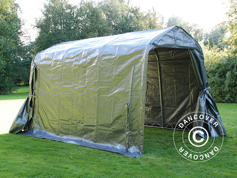 Opbevaringstelt PRO 2,4x3,6x2,34m PE, Grå