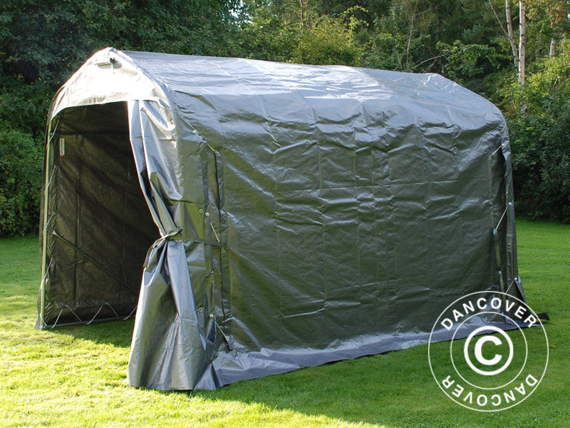 Opbevaringstelt PRO 2,4x3,6x2,34m PE, Grå