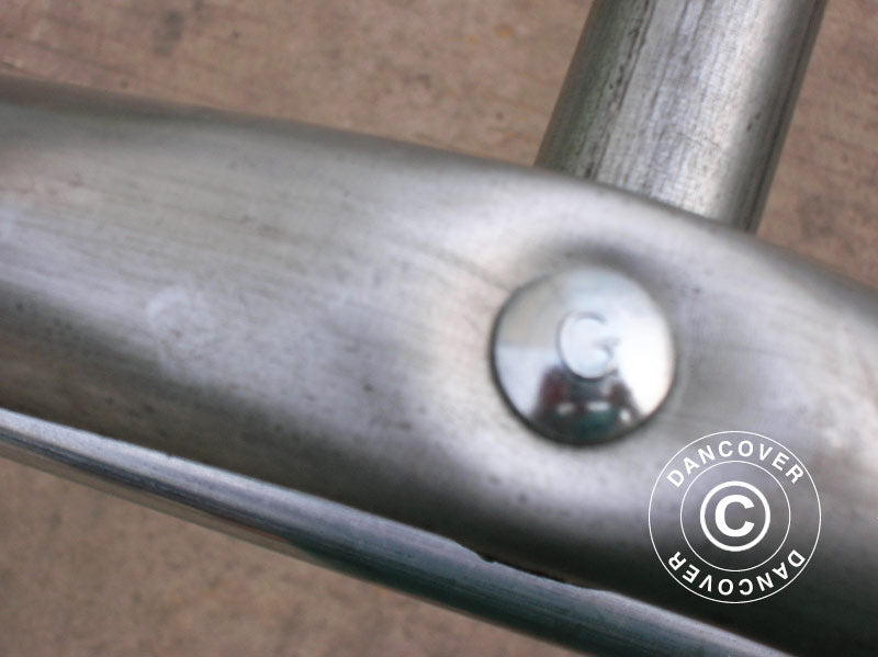 Opbevaringstelt PRO 2,4x3,6x2,34m PE, Grå