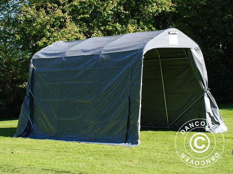 Opbevaringstelt PRO 2,4x3,6x2,34m PVC, Grå