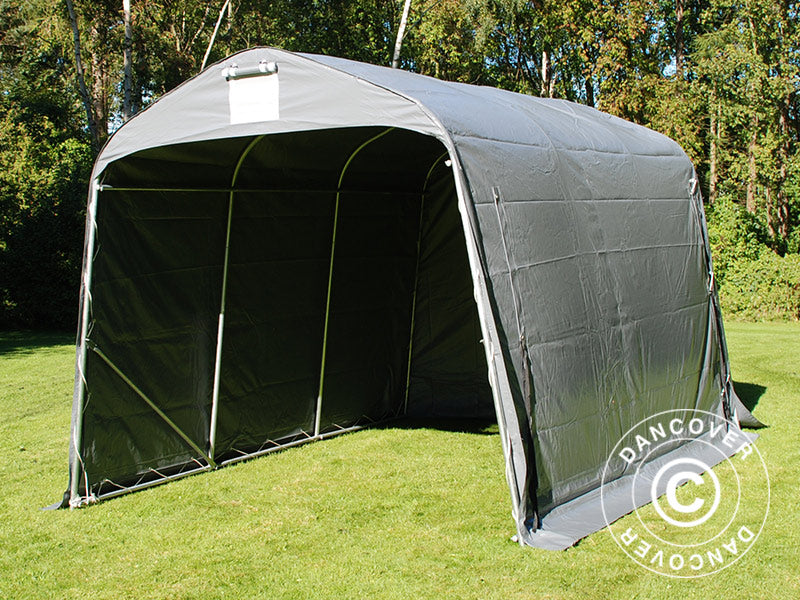 Opbevaringstelt PRO 2,4x3,6x2,34m PVC, Grå