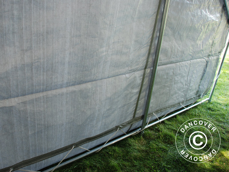 Opbevaringstelt PRO 2,4x6x2,34m PE, Grå