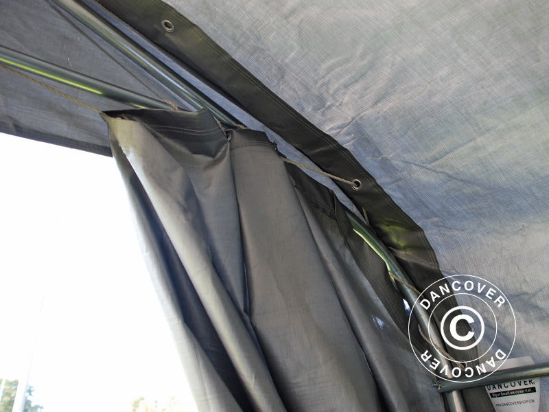 Opbevaringstelt PRO 2,4x6x2,34m PE, Grå