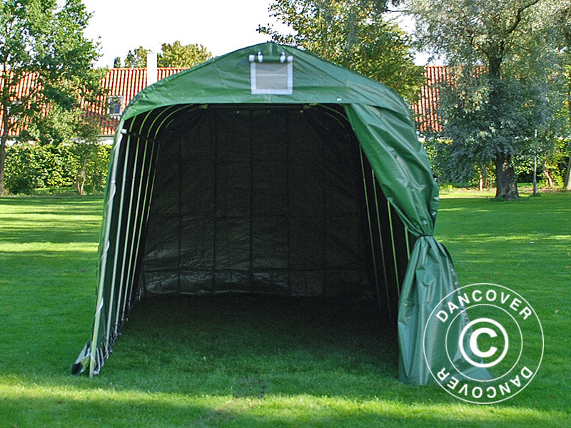 Opbevaringstelt PRO 2,4x6x2,34m PVC, Grøn