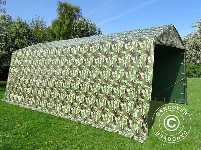 Garagetelt PRO 3,3x6x2,4m PVC, Camouflage