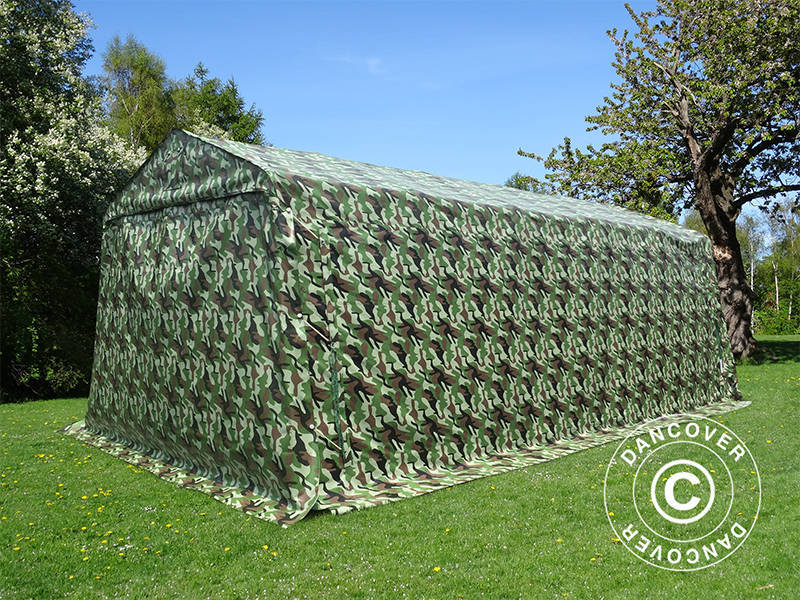 Garagetelt PRO 3,3x6x2,4m PVC, Camouflage