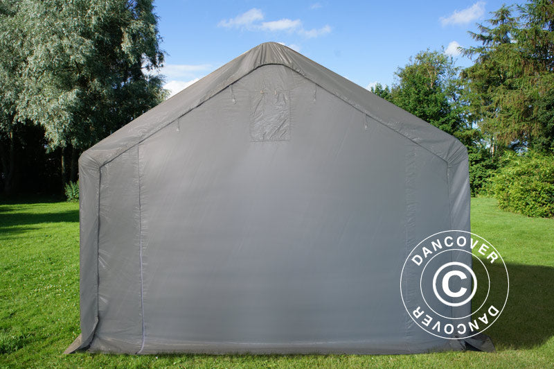 Lagertelt PRO 5x12x2x3,39m, PVC, Grå