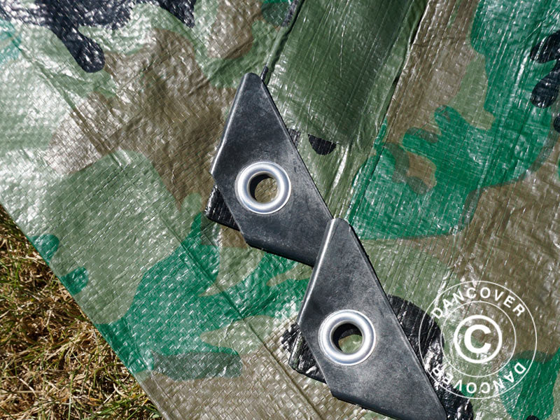 Camouflagepresenning Woodland 1,9x3m, 100g/m²