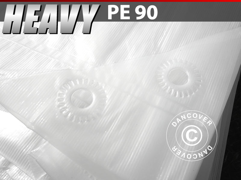 Presenning 6x10m, PE 90g/m², Semitransparent