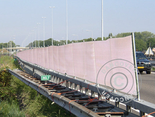 Afskærmningspresenning 1,76x3,41m, PE 150g/m², Hvid