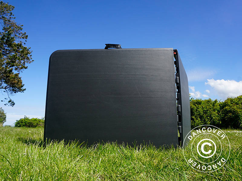 Klapbord 180x74x74cm, Sort (10 stk.)