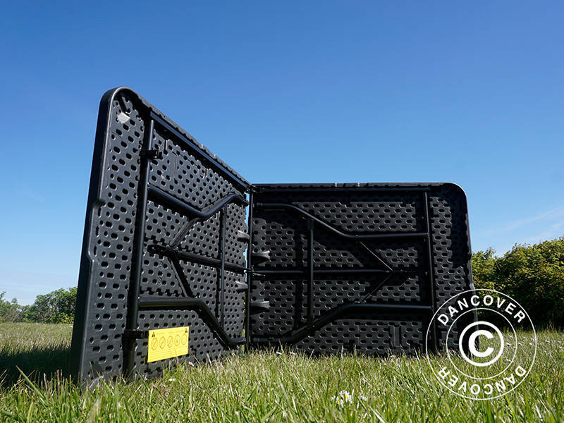 Klapbord 180x74x74cm, Sort (10 stk.)